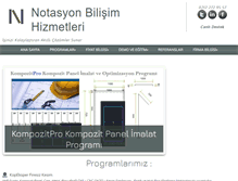 Tablet Screenshot of notasyon.com